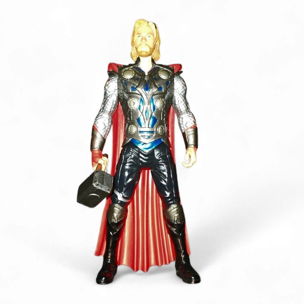 Marvel Avengers Mighty Battlers Thor 2011 Action Figure Toy Superhero Hammer